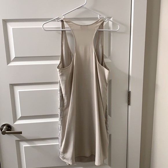 Club Monaco - beige, sequin dress - Picture 3 of 4
